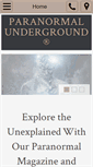 Mobile Screenshot of paranormalunderground.net