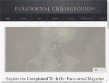 Tablet Screenshot of paranormalunderground.net